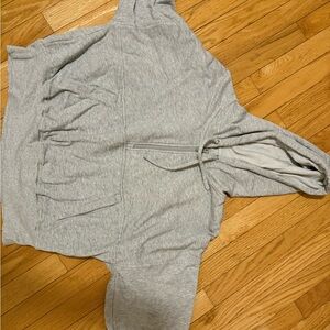 Old Navy Light Gray Zip-Up Hoodie